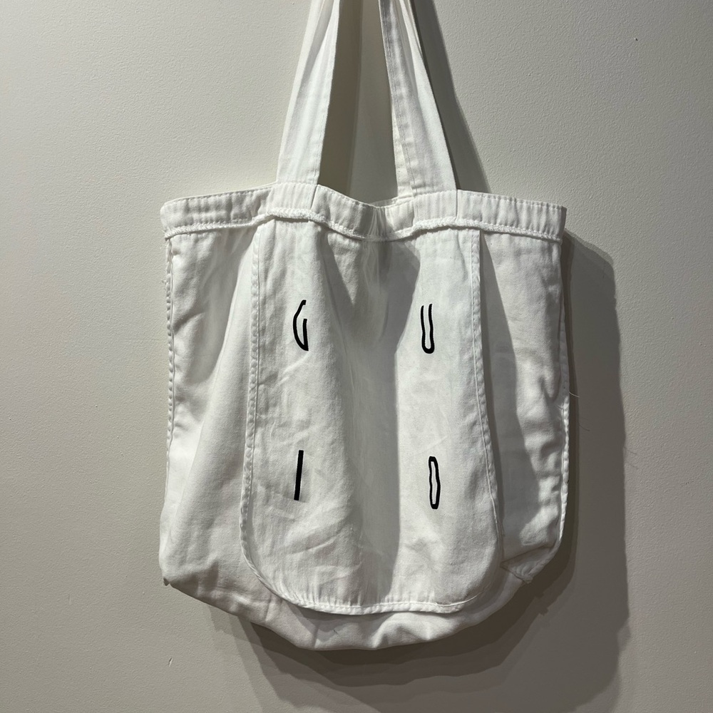 Guidi Dark Brown Leather Tote with Distressed Red Accents - Picture 3 of 6